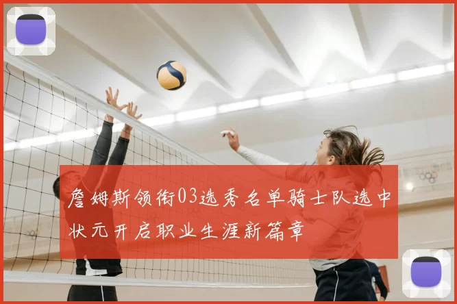 詹姆斯领衔03选秀名单骑士队选中状元开启职业生涯新篇章